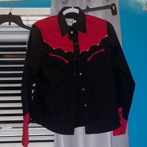 Red sparkly rodeo Shirt